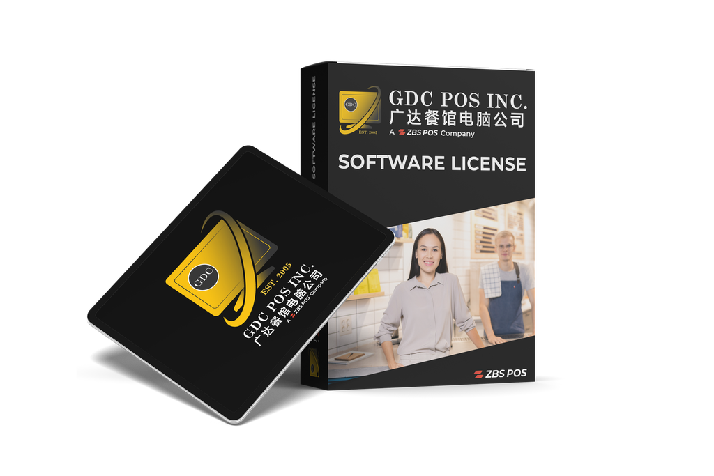 GDC POS License for Tablets (Microsoft) (Semi-Integration, Yes, need POS menu setup ($300 fee may apply), No Payment Plan)